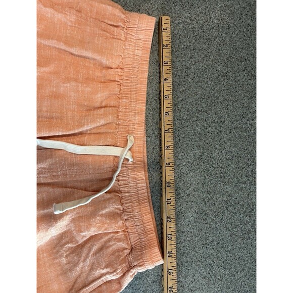 Vineyard Vines Shorts Mens Small Orange Light Cotton Waist Drawstring - Picture 3 of 12